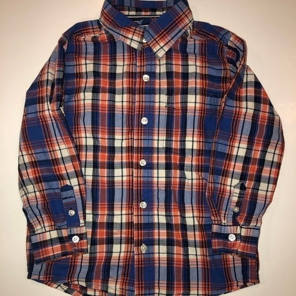 5/$10 CHILDREN’S PLACE Size 3T  PLAID BUTTON DOWN SHIRT - Picture 1 of 6